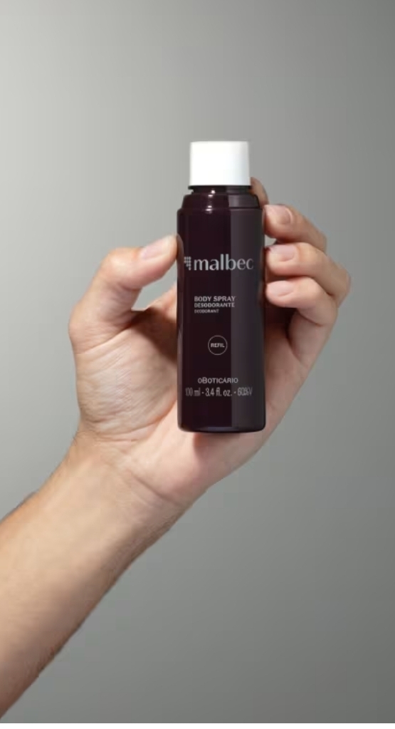 Refil Desodorante Body Spray Malbec 100ml